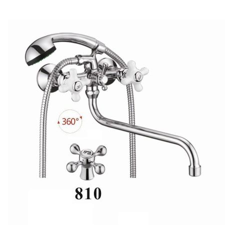 Смеситель для ванны D-Lin D145810 настенный хром