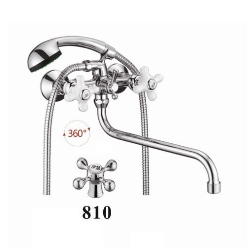 Смеситель для ванны D-Lin D145810 настенный хром - фото 2