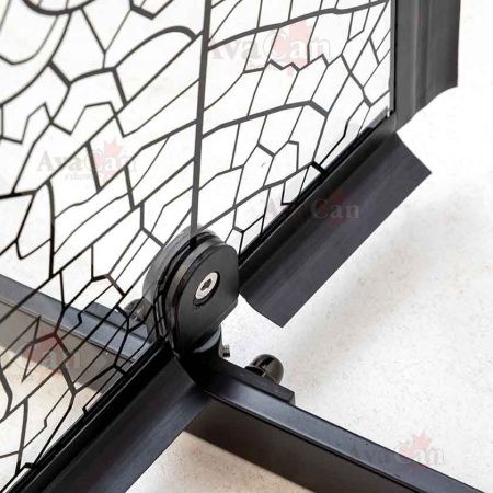 Душевой уголок AvaCan PB100 100х100 стекло тонированное профиль черный без поддона