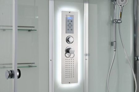 Душевая кабина AvaCan V V5016LED 160х85 прямоугольная с крышей ориентация универсальная