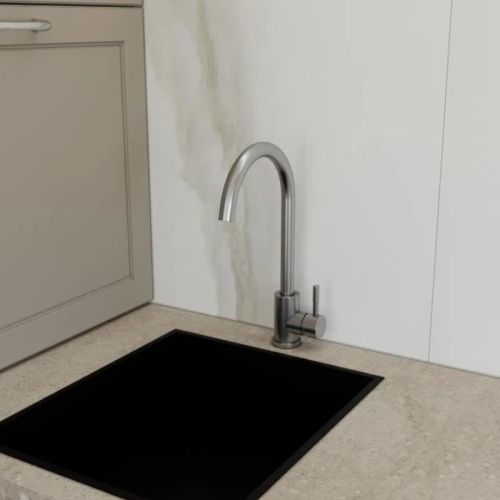 Смеситель для кухни Knotlor STREAMLINE SS-01 на мойку нержавеющая сталь - фото 4