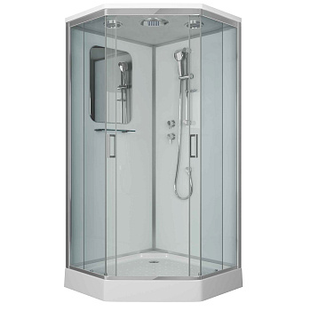 Душевая кабина Niagara Premium 60020114D 100х100 трапеция с крышей ориентация универсальная Душевая кабина Niagara Premium 60020114D 100х100 трапеция с крышей ориентация универсальная