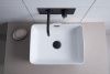 Раковина керамическая Aquanet Perfect PERFECT-1 40х30 накладная цвет белый без отверстий под смеситель