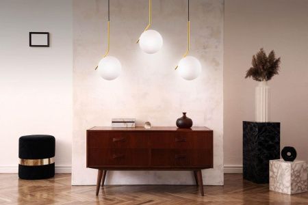 Светильник подвесной Lumina Deco Sorento (Соренто) LDP 1215-200 WT+GD