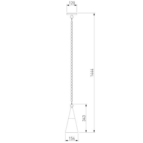 Уличный подвесной светильник Elektrostandard Vesto (Весто) 4690389204449 - фото 4