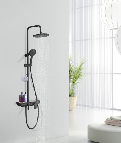 Душевая стойка LeMark Tropic LM7012BL настенная - фото 2