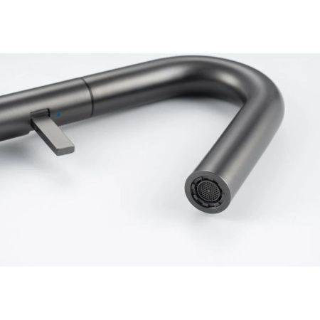 Смеситель Knotlor ELIXIR SS-30/GM на раковину вороненая сталь