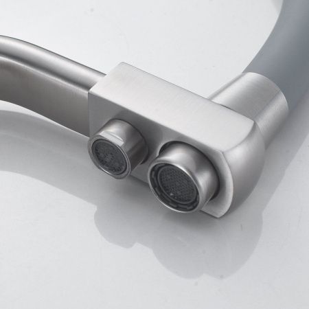 Смеситель для кухни Shevanik S968L на мойку сатин