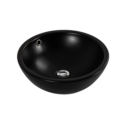 Раковина Aquatek 44 см AQ5354-MB накладная цвет черный матовый - фото 4