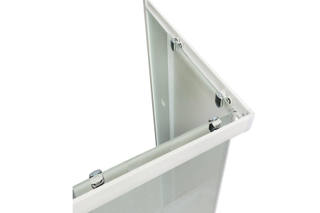 Душевой уголок Royal Bath HP RB8120HP-C-R 120х80 стекло матовое профиль белый с поддоном