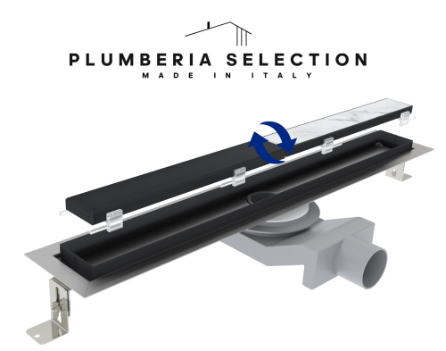 Душевой трап Plumberia Selection PST IN-TILE PST100NO напольный - фото 2