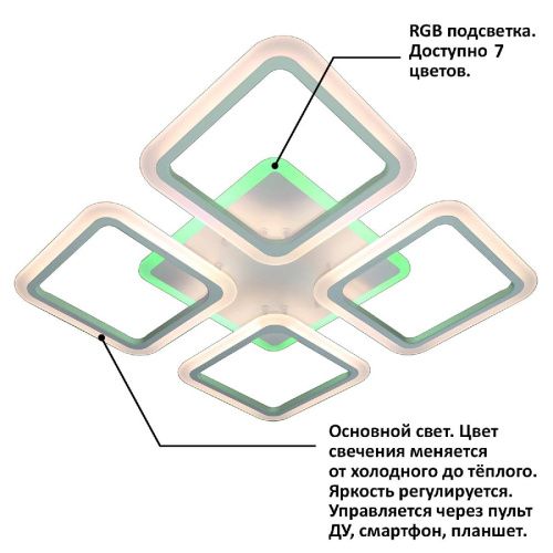 Люстра потолочная Natali Kovaltseva INNOVATION STYLE (ИННОВАТИОН СТЫЛЕ) INNOVATION STYLE 83021 - фото 2