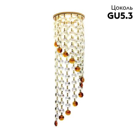 Светильник встраиваемый Ambrella Light Long (Лонг) K3440 CL/BR/G
