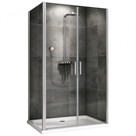 Душевой уголок Abber Sonnenstrand AG04100C-S70 70х100 стекло прозрачное профиль хром глянцевый