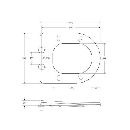 Крышка сиденье для унитаза BelBagno Steam BB130SC