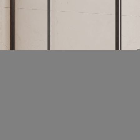 Душевая перегородка RGW Walk In 35101190-84 90х200 стекло с рисунком профиль черный