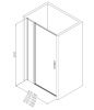Душевая дверь Allen Brau Priority 3.31037.00 160х200 стекло прозрачное профиль хром