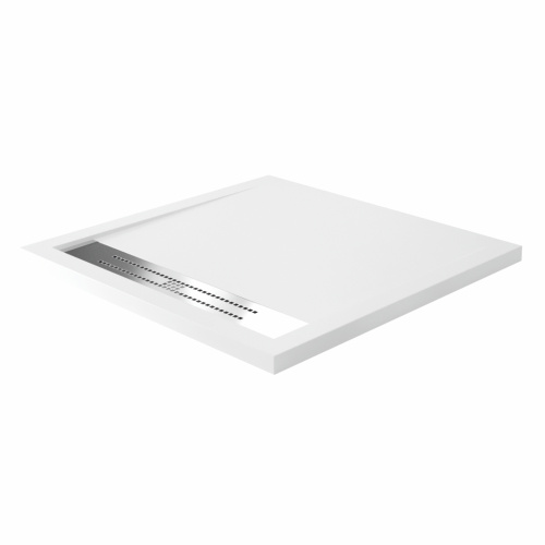 Душевой поддон WasserKRAFT Mindel 85T 85T03 90x90 искусственный камень белый - фото 2