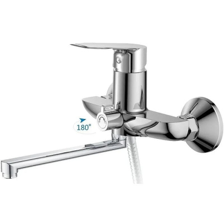 Cмеситель для ванны и душа Haiba HB60506 настенный хром