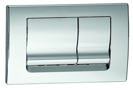 Клавиша смыва механическая Oli RIA 640584 цвет хром глянцевый