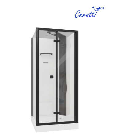 Душевая кабина Cerutti SPA BELLA90B 90х90 квадратная без крыши