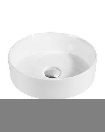 Раковина из сантехнического фарфора Orange B09-360W 40х40 накладная цвет белый