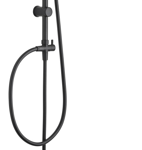 Душевая стойка Aquanet Passion AF300-70-RC-B настенная цвет черный - фото 3