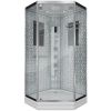 Душевая кабина Niagara Luxe 7717W 100х100 пятиугольная с крышей ориентация универсальная