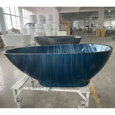 Ванна акриловая Frank 12511 180х85 отдельностоящая овальная без каркаса