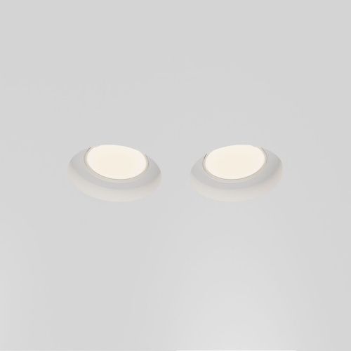 Светильник встраиваемый Maytoni Technical Gyps Modern DL002-GU10-02-W - фото 4