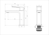 Смеситель Wonzon & Woghand Diamond WW-88139011-BRG на раковину розовое золото
