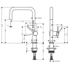 Смеситель для кухни Hansgrohe Talis M54 72806670 на мойку черный