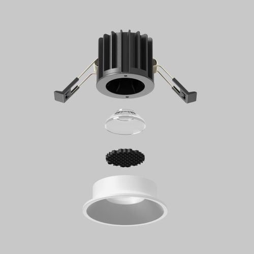 Светильник встраиваемый Maytoni Technical Round DL058-7W2.7K-W - фото 5