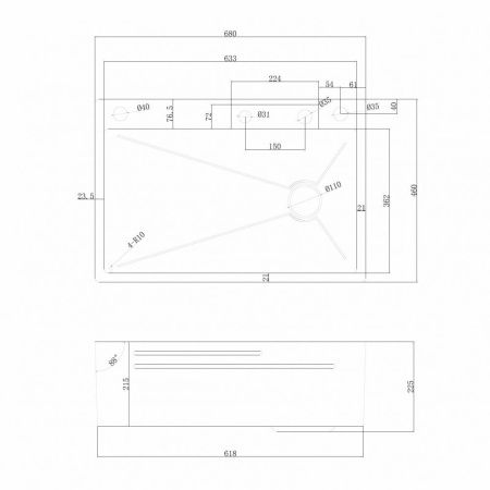 Кухонная мойка Abber Wasser Kreis AF2194SP 70х45 цвет серый поверхность матовая