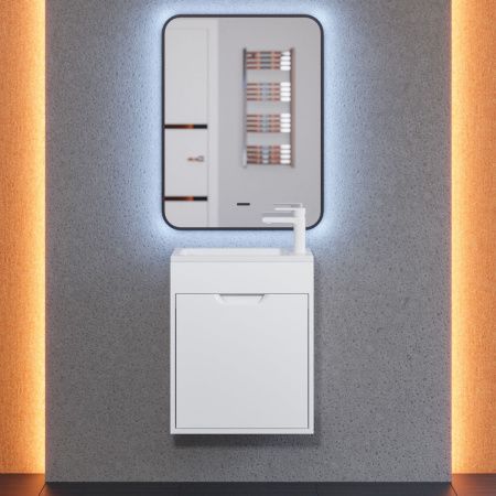 Тумба под раковину Uperwood Modul 2930205358 50х20 подвесная цвет белый