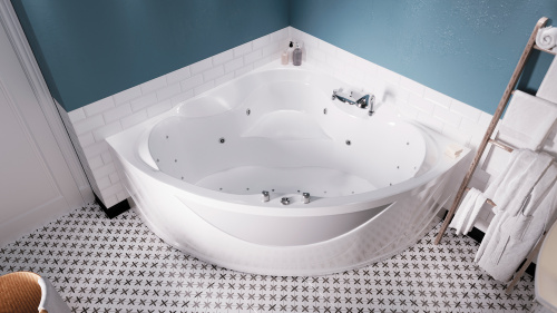 Ванна акриловая 1MarKa LUXE 01лю1515 155х155 пристенная угловая без каркаса - фото 4 Ванна акриловая 1MarKa LUXE 01лю1515 155х155 пристенная угловая без каркаса - фото 4