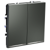 Проходной переключатель двухклавишный с подсветкой VOLTUM S70 VLS020406