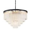 Люстра подвесная Delight Collection 1920s Odeon (1920с Одеон) KR0387P-10A black/frost
