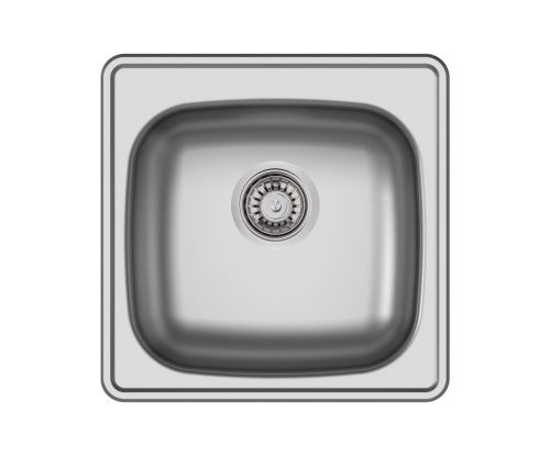 Кухонная мойка Ukinox Спектр SPM500.500 -GT6K -C 50х50 цвет нержавеющая сталь поверхность матовая - фото 2