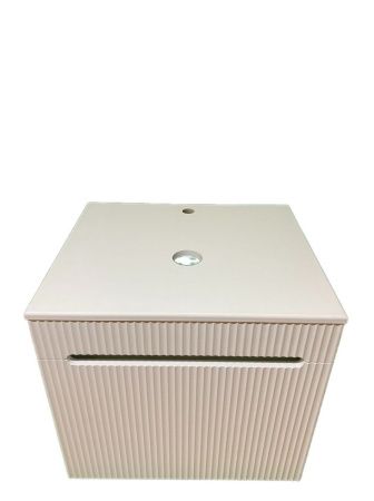 Тумба под раковину Sintesi STL.W7025 60х60 подвесная цвет белый