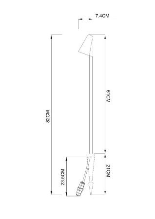 Грунтовый светильник Arte Lamp Muphrid (Мупхрид) A4109FN-1BK