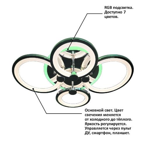 Люстра потолочная Natali Kovaltseva INNOVATION STYLE (ИННОВАТИОН СТЫЛЕ) INNOVATION STYLE 83024 - фото 2