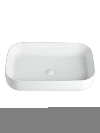 Раковина из сантехнического фарфора Orange B03-600W 60х40 накладная цвет белый