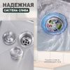 Кухонная мойка Splenka S705.7850.05 80х50 цвет серый поверхность матовая