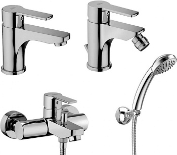 Комплект смесителей Paffoni Red 255122 хром