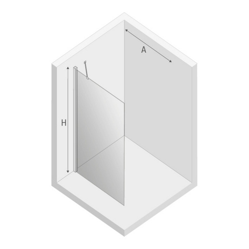 Душевая перегородка New Trendy NEW SOLEO Chrome K-0459 90х195 стекло прозрачное профиль хром глянцевый - фото 3 Душевая перегородка New Trendy NEW SOLEO Chrome K-0459 90х195 стекло прозрачное профиль хром глянцевый - фото 3