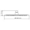 Верхний душ Wasserkraft Wern 4200 A121 никель