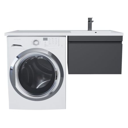 Тумба под раковину Uperwood Magenta 5930205155 60х50 подвесная цвет черный