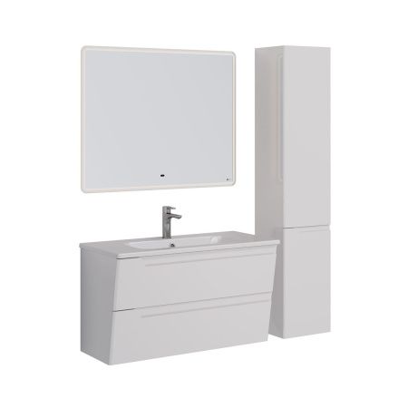 Тумба под раковину LeMark Miano LM06M100T 100х40 подвесная цвет белый