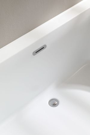 Ванна акриловая Allen Brau Priority 2.31005.20B 160х80 пристенная асимметричная с ножками